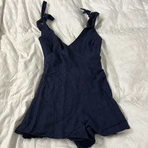Navy Blue Romper